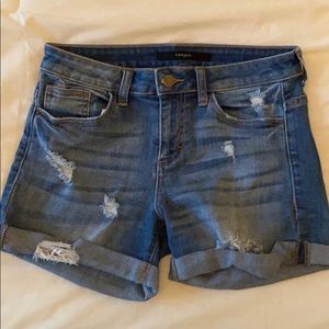 Harper distressed Jean Shorts